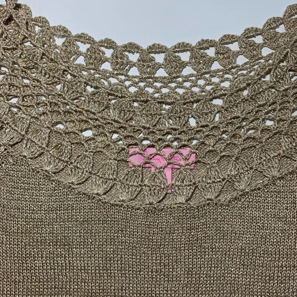 Lilly Pulitzer Barrington Beige Sweater size small in great condition